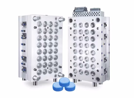 Stampo per tappi di bottiglia di acqua minerale per stampaggio ad iniezione di tappi in plastica a cavità multiple personalizzati